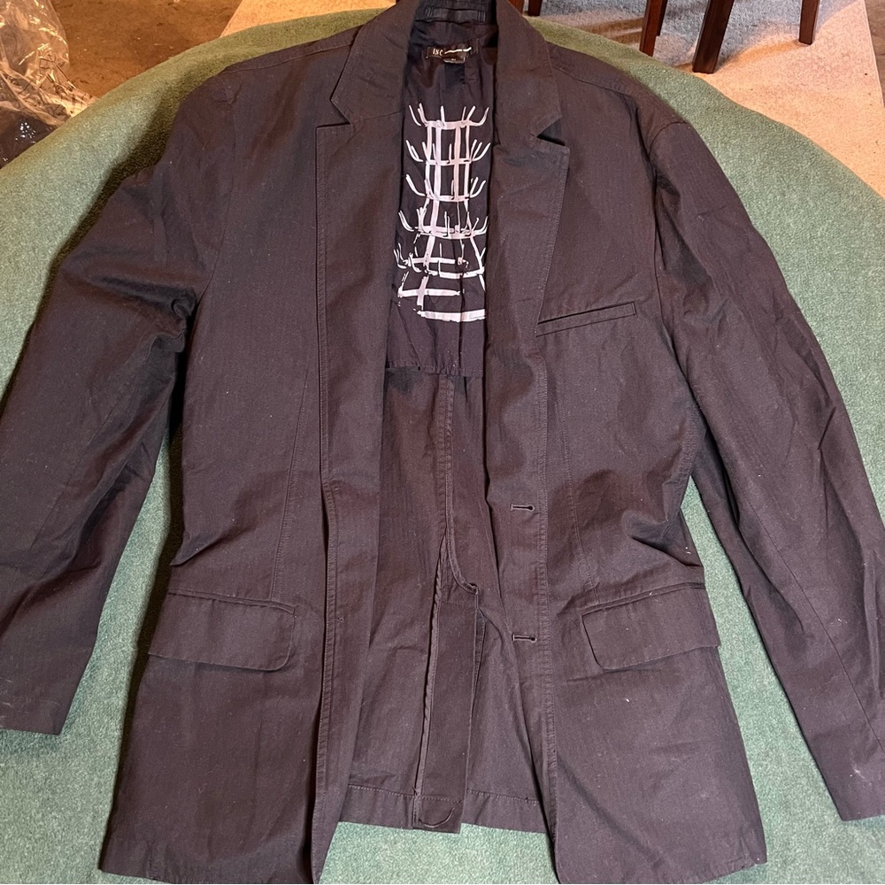 INC Mens Slim Fit Blazer Jacket